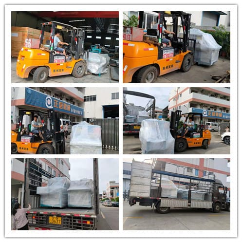 2021年7月2日發(fā)往廣東茂名-ZQ300型圓木多片鋸、ZQ150型方木