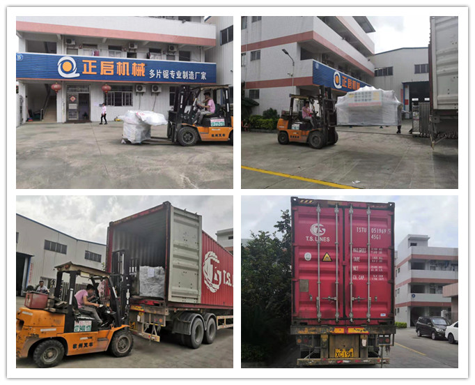 2019年8月發(fā)往越南--ZQ100型方木多片鋸、ZQ40清邊機(jī)、手動(dòng)磨