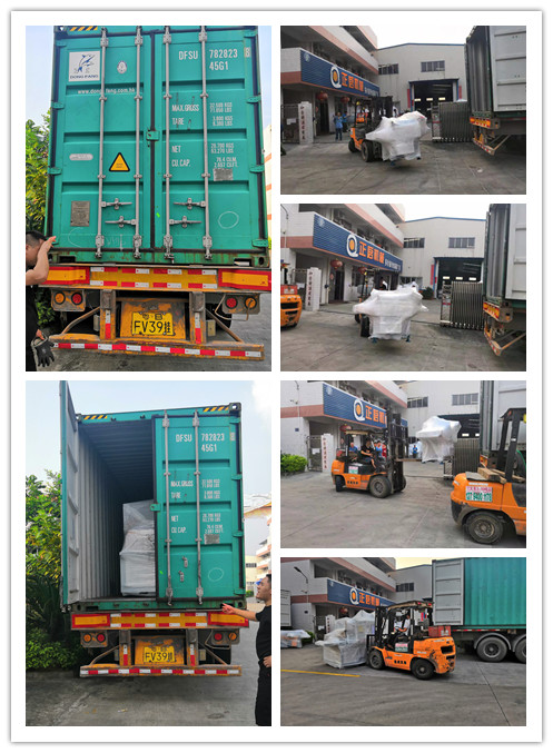 2019年7月發(fā)往厄瓜多爾--ZQ-J400型多片鋸斷料鋸、ZQ300型方