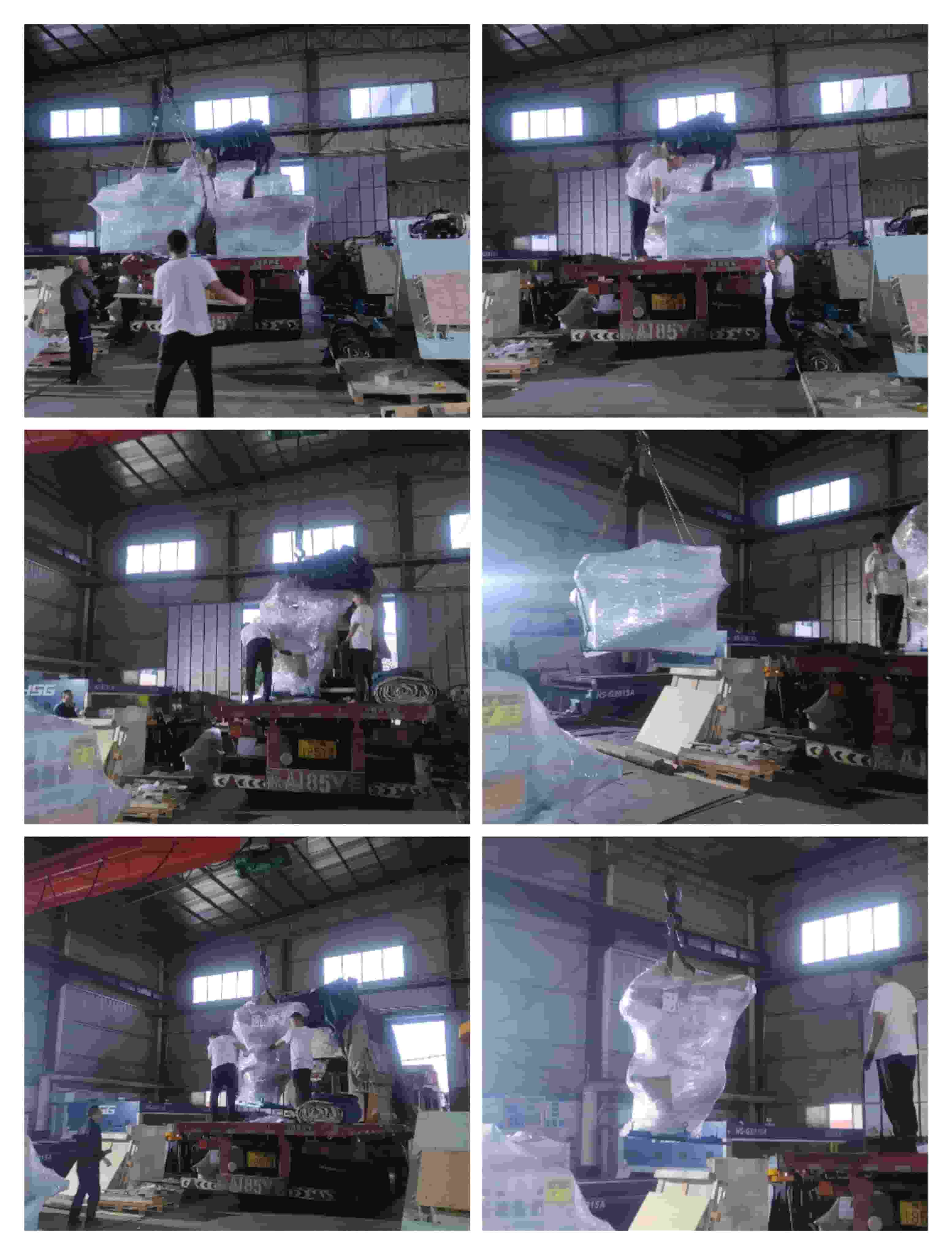 2023年4月2日發(fā)河南鄭州-釘托盤機器人1臺、平面工作臺一個